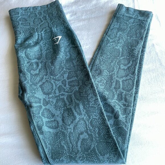 Adapt Animal Seamless Leggings - Iceberg Blue/Thunder Blue XS - Picture 8 of 13